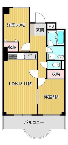 ダイヤガーデン岡本の間取り