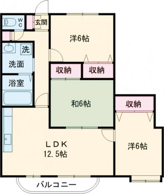 マンショングリーンリーフの間取り