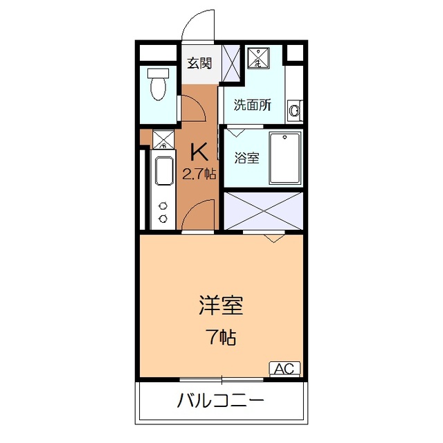 クレア　イーストＡの間取り