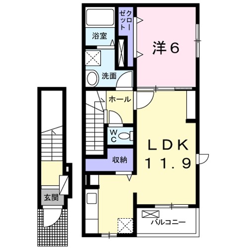 グリーンロード楠葉Iの間取り