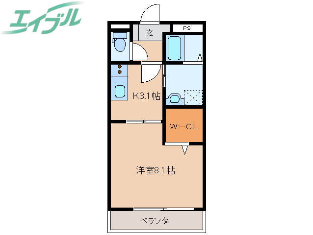 メゾンティアラの間取り