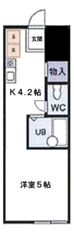 【中野区中野のアパートの間取り】