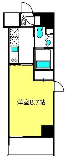 PRIME AXIS OMIYAの間取り