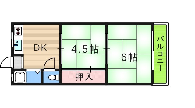 タカイレジンデスの間取り