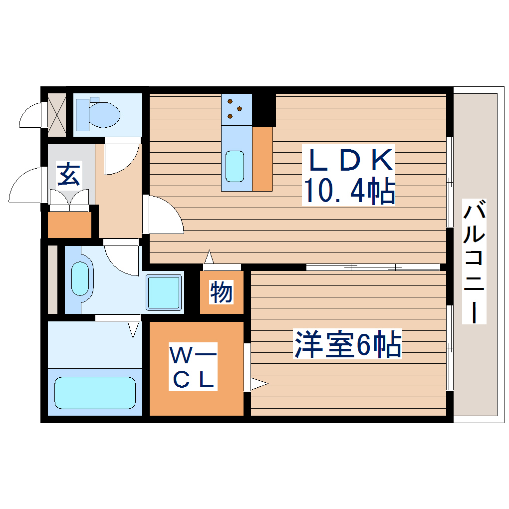 D-room高砂の間取り