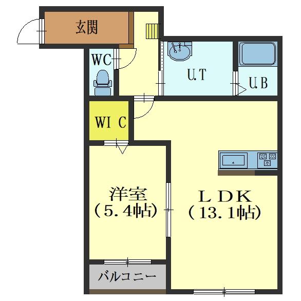 函館市昭和のマンションの間取り