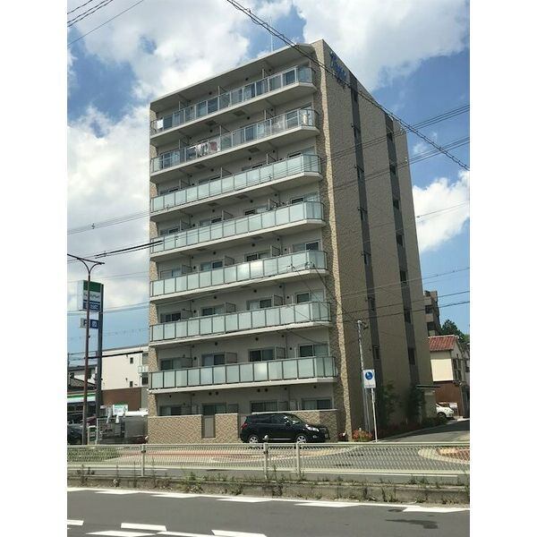 大阪市旭区生江のマンションの建物外観