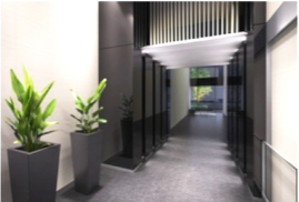 ロビー　ゆとりのあるロビーです