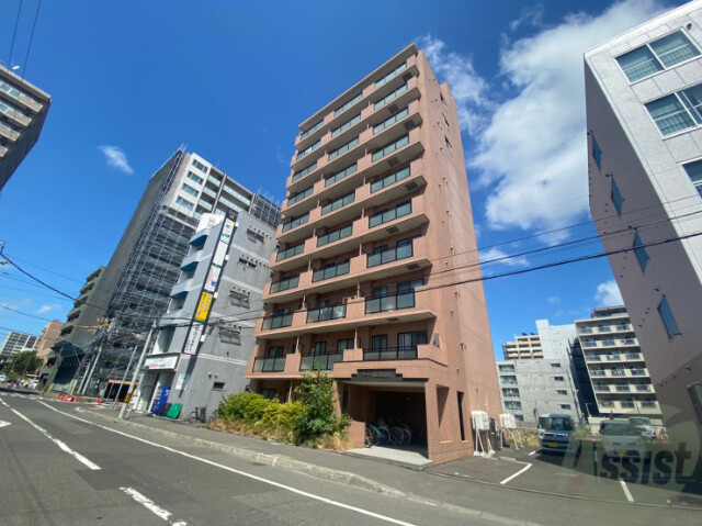 建物外観　札幌市北区北２３条西「アートパレス壱番館」