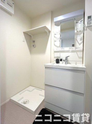 洗面設備　モデルルームの為、現状を優先致します。