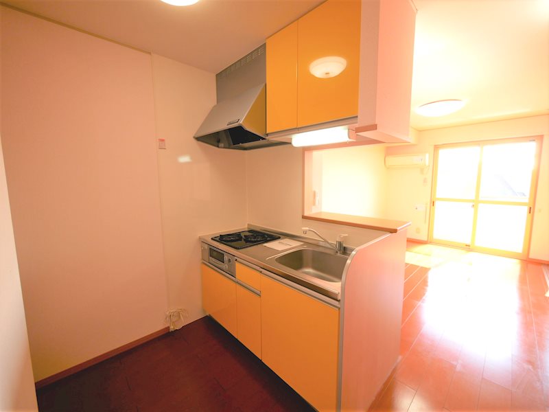 キッチン　システムキッチン（２口コンロ・グリル）