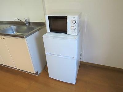 その他　電子レンジ、冷蔵庫完備