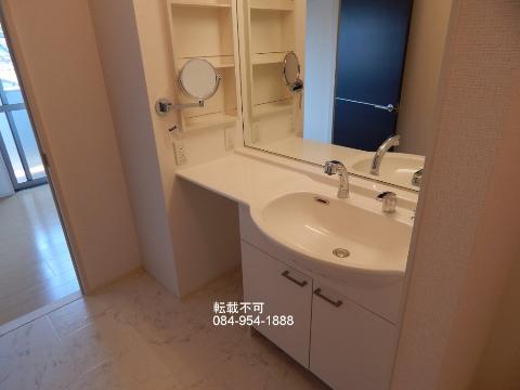 洗面設備　カウンター付洗髪洗面化粧台（イメージ）