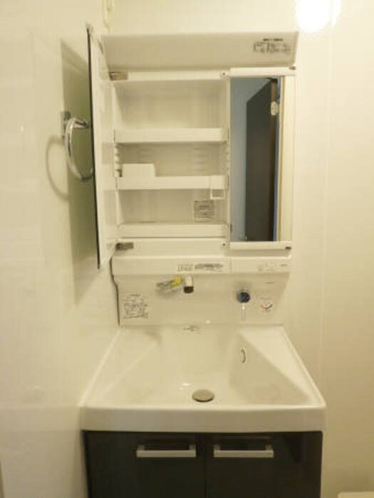 洗面設備　シャワー付き洗面化粧台