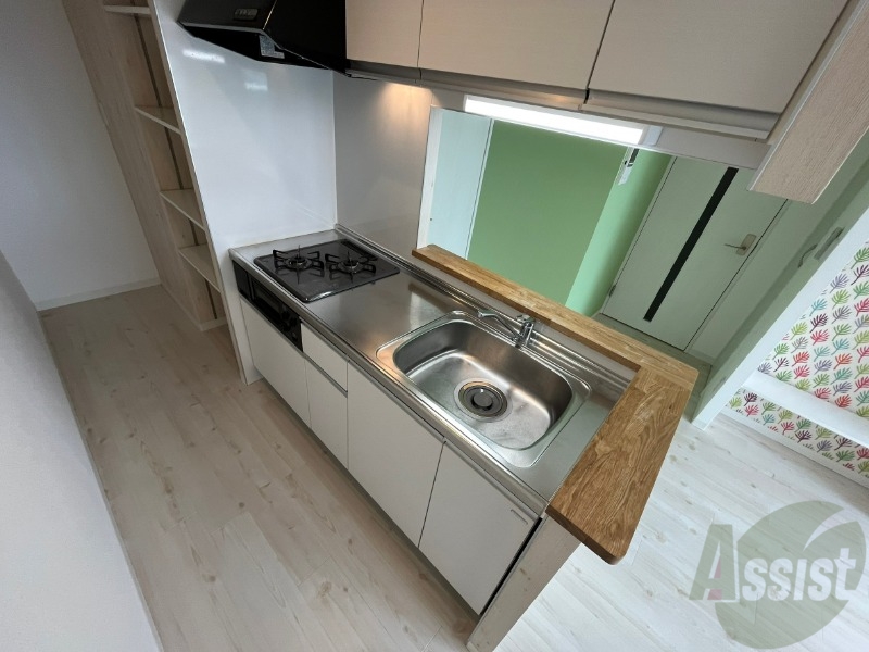 キッチン　キッチンはスペースも広々していて使いやすそうですよ！