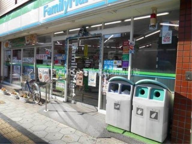 コンビニ　ファミリーマート鶴橋駅前店（コンビニ）まで447m