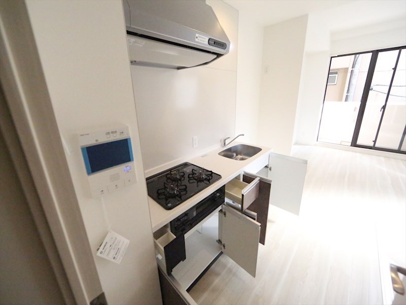 キッチン　システムキッチン（ガス2口コンログリル付）