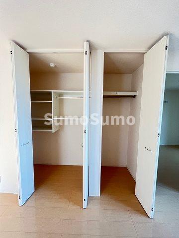 収納　大きなスペースがあり、収納には困りません