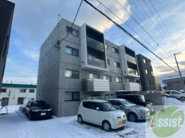 建物外観　札幌市北区新琴似８条「チリエージョノルド」