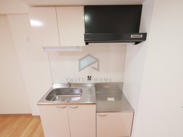 キッチン　コンパクトなキッチンで掃除もラクラク