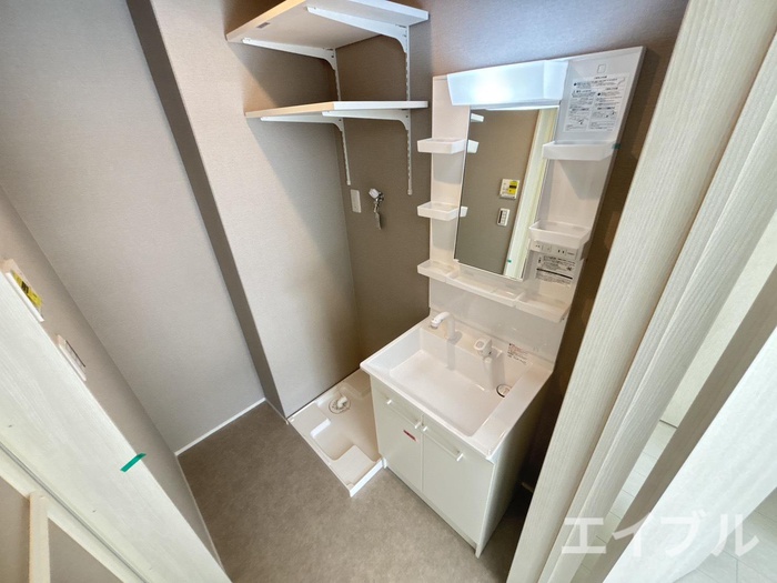 洗面設備　※写真は1階の写真になります