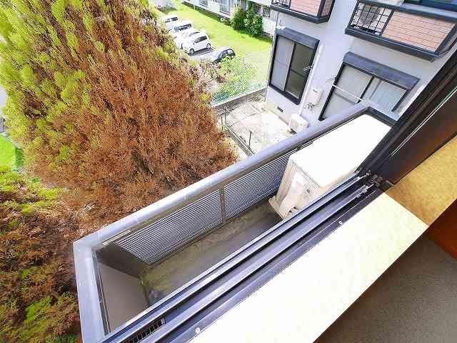 バルコニー　落ち着いた時間を過ごせるバルコニーです