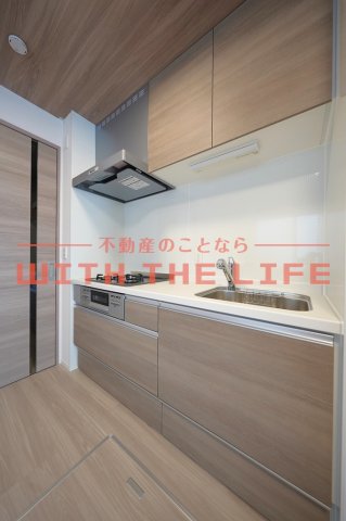 キッチン　コンパクトなキッチンで掃除もラクラク