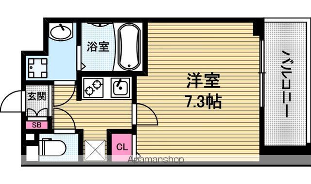 プレサンス谷町リーベの間取り写真