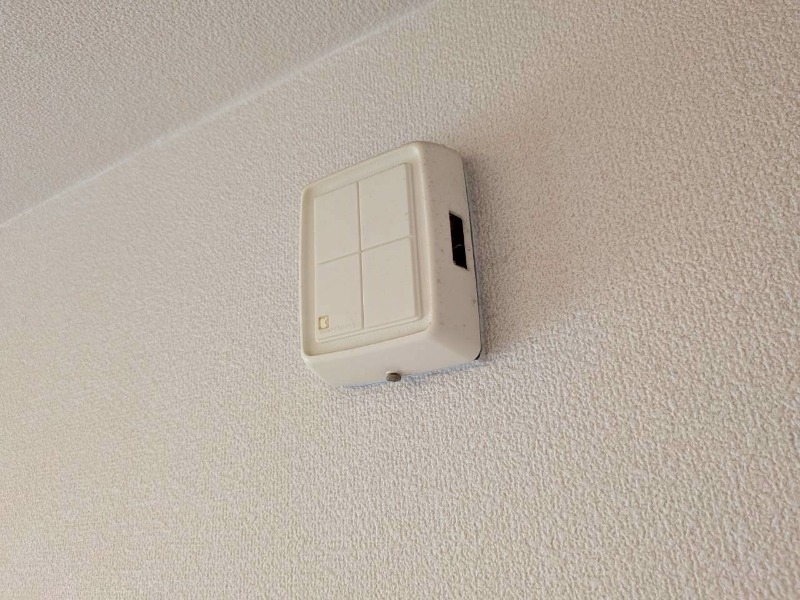 セキュリティ　来客時にはこちらのチャイムが鳴りますよ。