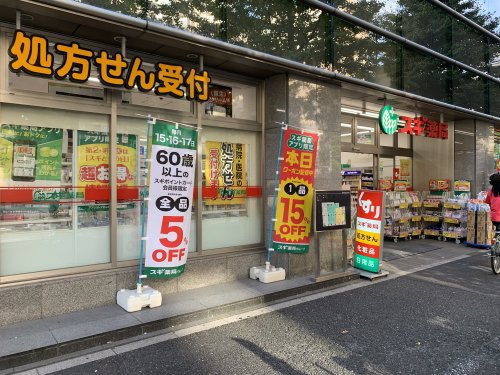 ドラックストア　スギ薬局 小石川1丁目店（ドラッグストア）まで414m