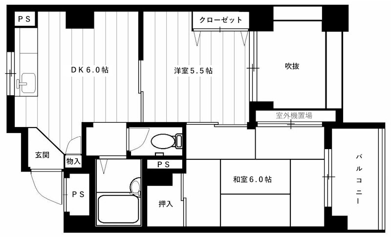 クレメゾンの間取り写真