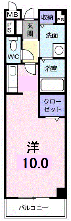 プレーヌ参番館の間取り写真