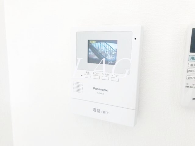 セキュリティ　モニター付きインターフォンです。
