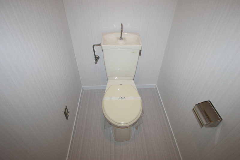 阪急宝塚線 岡町駅 徒歩8分 4階建 築42年のトイレ写真