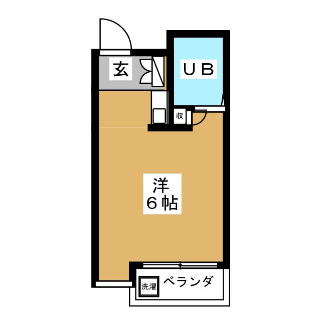 東京メトロ千代田線 北千住駅 徒歩12分 3階建 築34年の間取り写真