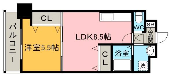 ロイヤル天神東の間取り写真
