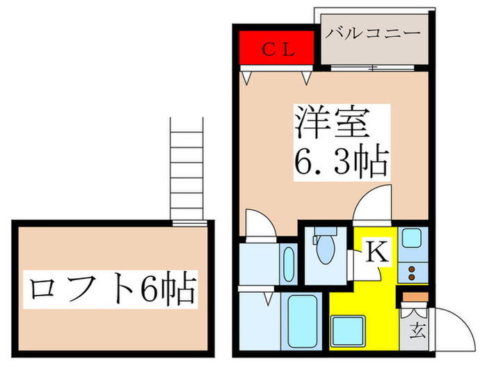 スクエア北赤羽の間取り写真