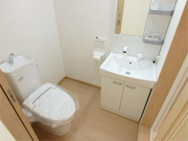 洗面設備　同施工会社の新築参考写真
