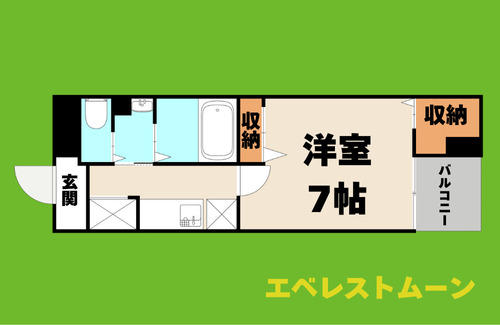 名鉄名古屋本線 堀田駅 徒歩8分 5階建 築9年の間取り写真