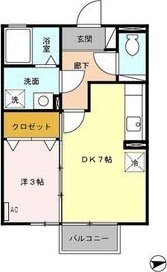 ＪＲ武豊線 亀崎駅 徒歩12分 2階建 築21年の間取り写真