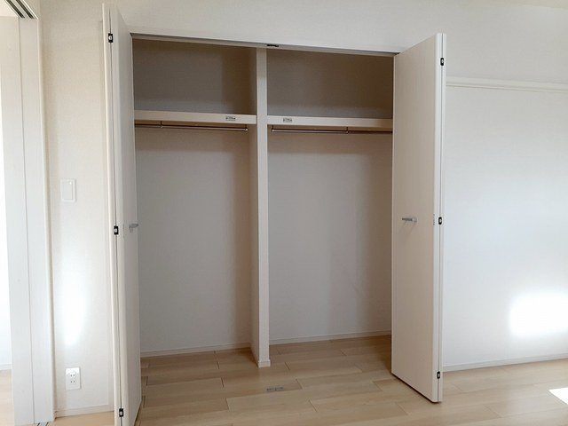 収納　たっぷりとした収納スペースです
