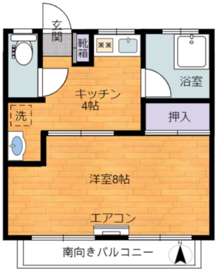 サニーハイムIの間取り写真