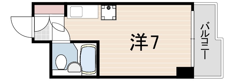 コスモプラザ三宮の間取り写真