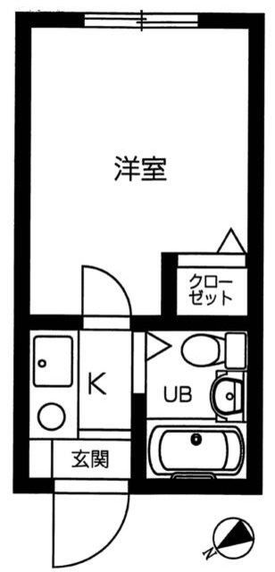 コーポ稔の間取り写真