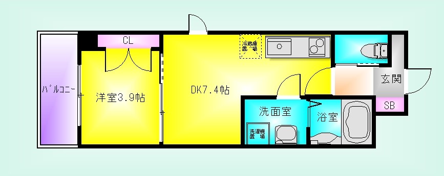 FLATS MINAGUCHIの間取り写真
