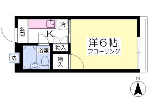 ユカハイツ上連雀の間取り