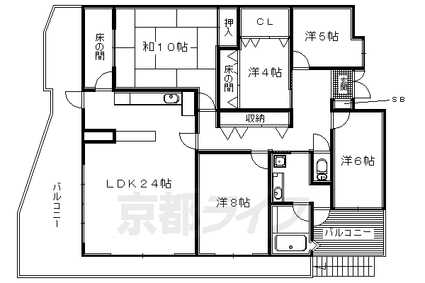 ハートフルマンションの間取り