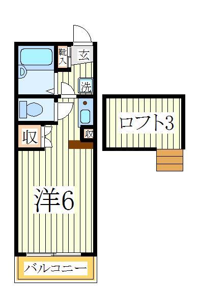 カサベラ三番館の間取り