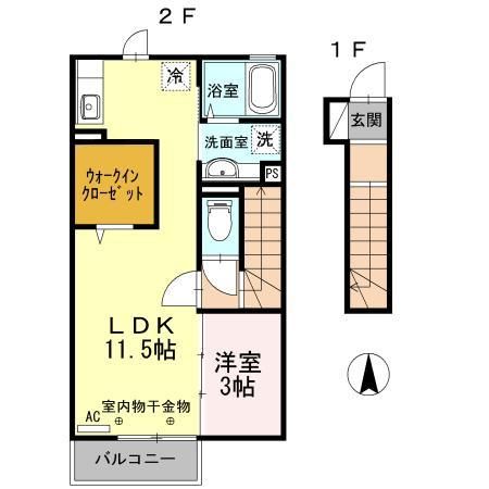 プレミアＮの間取り