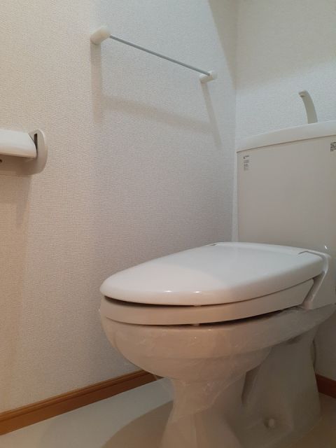 【新城市川田のアパートのトイレ】